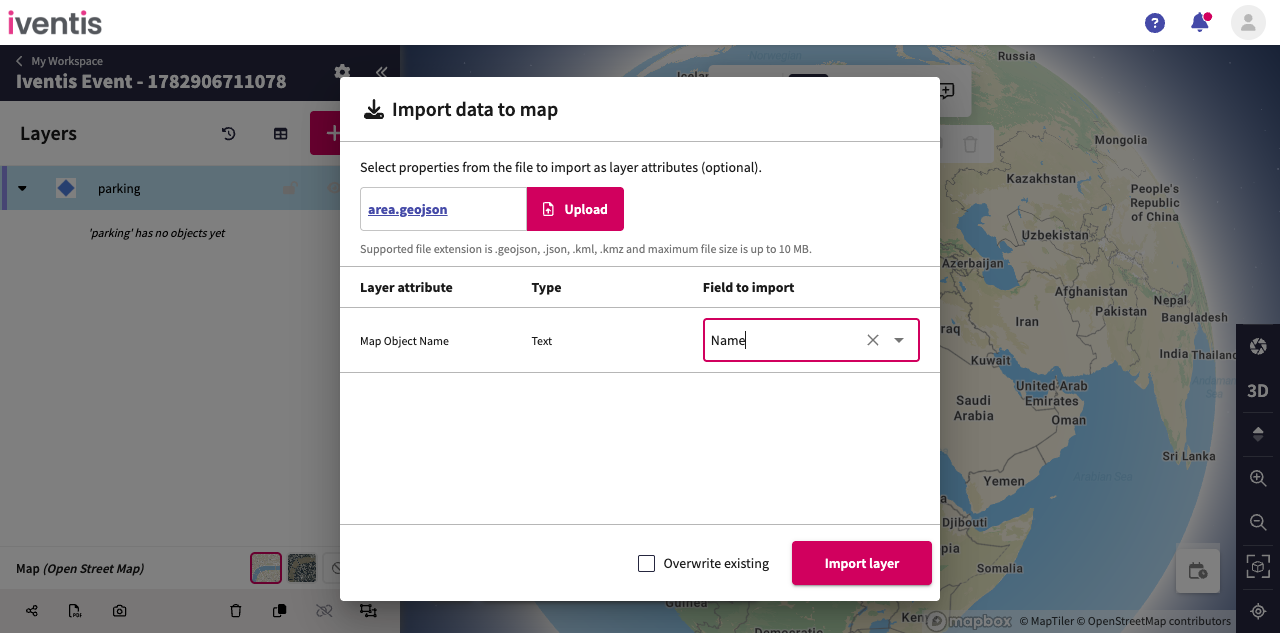 Map the GeoJSON properties